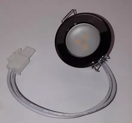 Kohdevalaisin upotettava kromi LED 12V LED, 12V/1,2W, IDL41A - HOBBY VARAOSAT - 11175 - 1