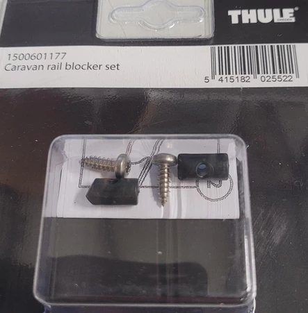 Thule pysäytinpari, 1200, Caravan Style (uraan) - Markiisien varaosat Thule - 1235 - 1