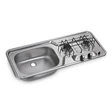 HS 2320 L, Two-burner hob and sink comb - Liedet uunit - 16005 - 1