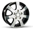 Tomason vanne TN3F130X5 keskirei78,1mm 6,5X16 Ducato musta pintakiilt 1161023-B - AUTON ALUSTAN VARAOSAT - 11425 - 1
