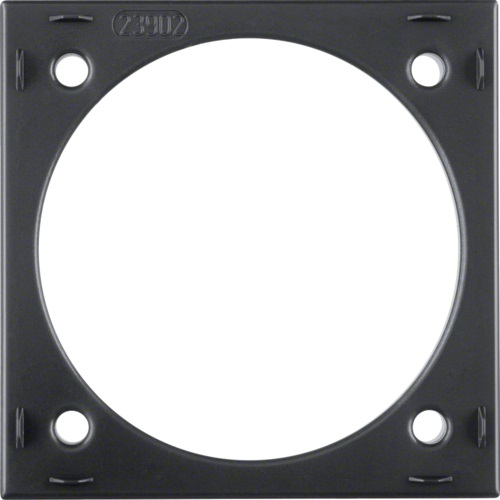 Berker välirengas rasia/katkaisin antrasiitti 59.5x59.5x10mm - Sähkörasiat, pistokkeet - 11155 - 1