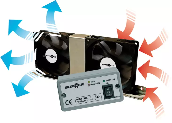 Brunner jääkaapin tuuletin Vento Electronic - Sähkötarvikkeita - 8275 - 1