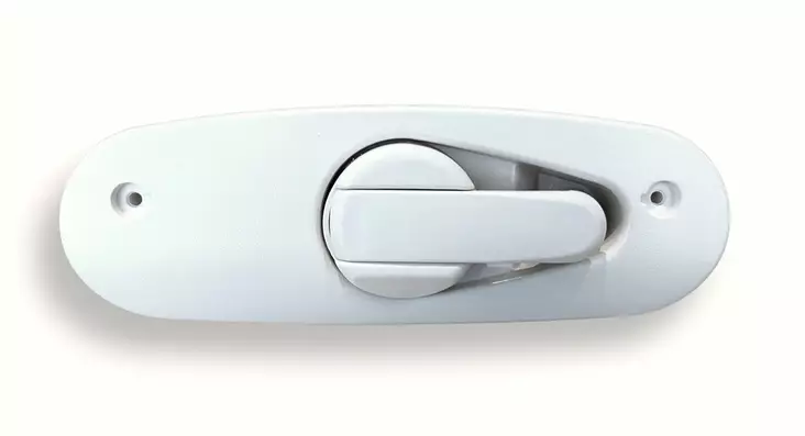 Dometic Veivi Midi Heki kermanvalkoinen RAL9001 - KATTOLUUKUT JA OSAT - 23245 - 1