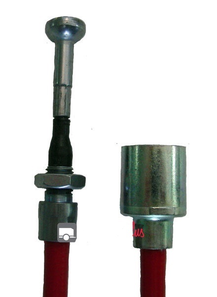 Jarruvaijeri 1620mm AL-KO Pikakiinnitys Ulkopuolelta vaihdettava - AL-KO Pikakiinnitys Holkki/Sieni - 2205 - 1