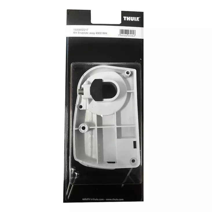 Thule päätylevy oikea 4900, valkoinen - Markiisien varaosat Thule - 18065 - 1