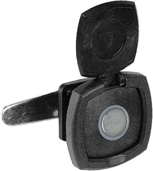 Luukun lukko musta, ei lukkopesää, Zadi, suojakansi - Ovien ja luukkujen osat - 25175 - 1