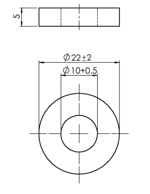 Vetopään 150/200 Kovakumi bricka - AL-KO - 17535 - 1