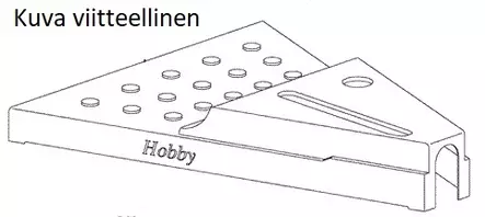 Aisakotelo 230cm leveään vaunuun, Premium - HOBBY VARAOSAT - 3256 - 1
