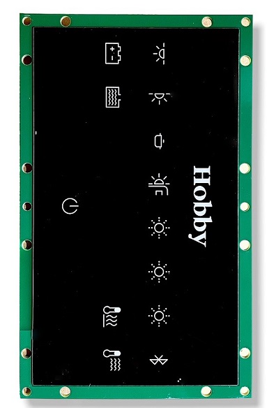 Ohjauspaneeli, vaunu, ilman kehystä - HOBBY VARAOSAT - 16746 - 1