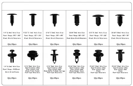 Verhoilukiinnikesarja Arctic Auto 240 240 osaa - KALUSTEIDEN TARVIKKEET - 17026 - 2
