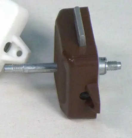 WC-oven lukko ruskea painettava Ilman nuppeja - KALUSTEIDEN TARVIKKEET - 1436 - 1