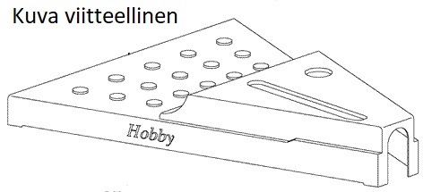 Aisakotelo 230cm leveään vaunuun, Premium - HOBBY VARAOSAT - 3256 - 1