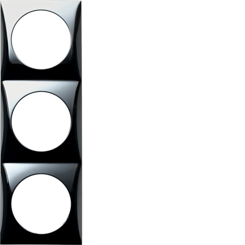 Berker kehys 3-osainen kromi kiiltävä - Sähkörasiat, pistokkeet - 11146 - 1