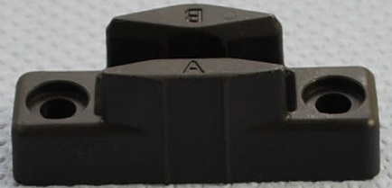 Ikkunasalvan vastakappale 17mm 09.00.842.00.00.00.000, Polyplastic - HOBBY VARAOSAT - 8436 - 1