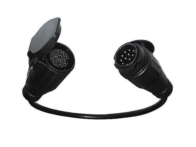 Jatkojohto 0,5m 13 napainen Jatkijohto 13 naaras 13 uros - Johtosarjat/Johdot - 10636 - 1