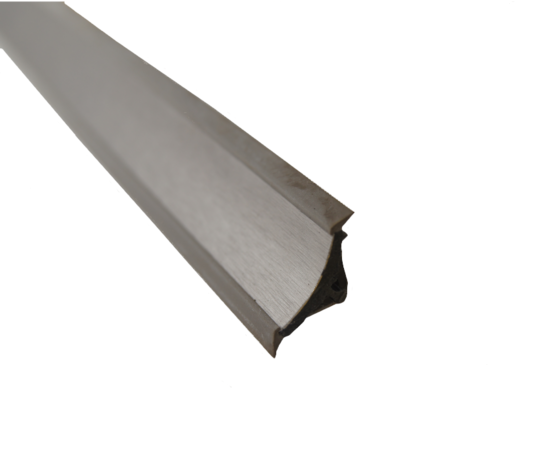 Saumaprofiili Slim Line, teräksenvärinen Toimitetaan 5000mm mittaisina - HOBBY VARAOSAT - 9698 - 1