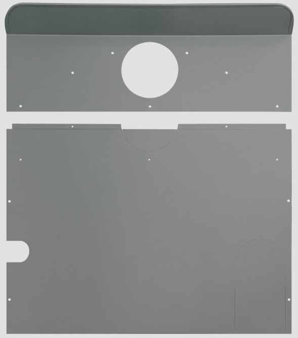 Truma takapelti S 2200, harmaa, vasen - S-lämmittimien varaosat - 13986 - 1
