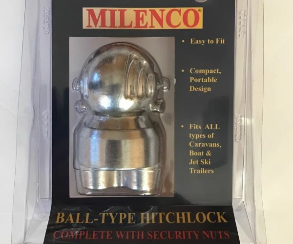 Milenco lukituslaite, kuulalukko 50 mm ja 2" kuulakytkimiin - Lukot kuulakytkimiin - 9426 - 1