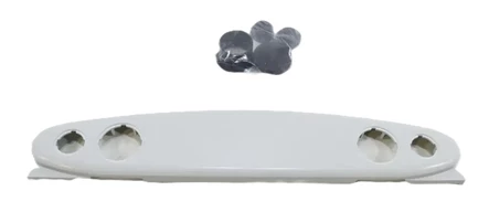 Truma etupellin kansiosa vaaleanharmaa S 3002 - S-lämmittimien varaosat - 13877 - 1