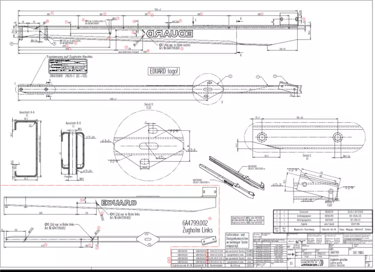 Aisapari Knott ZHL 20 Aisapari 2000kg 1855mm - Aisat ja aisavaa'at - 16307 - 1