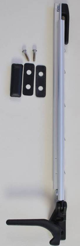 Aukipidin, salpa, 280mm oikea, ruuvikiin 09.00.165.00.00.00.000, Polyplastic - HOBBY VARAOSAT - 8832 - 1