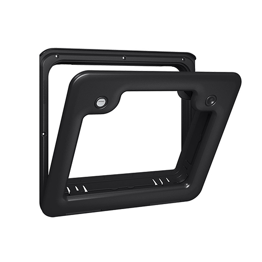 Thetford luukku D3, kehys, musta - Ovien ja luukkujen osat - 11371 - 1