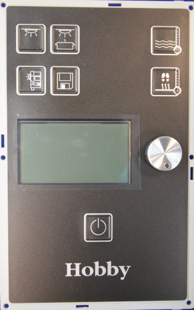 Ohjauspaneeli, tarra, EL507 LCD, ilman kehystä, De Luxe Easy - HOBBY VARAOSAT - 7917 - 1