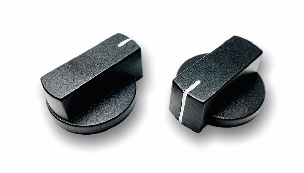 Säädinnuppisarja 6kpl, musta SPCC0583 - Liesien ja uunien varaosat - 10077 - 1