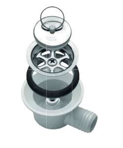 Viemäriliitos, 90-ast. 25mm Dometic - MUUT VESIJÄRJESTELMÄN OSAT - 12277 - 1