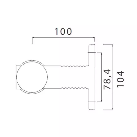Sivuvalo pu/va varsi 100mm 12-24v led Sivuvalo puna/valkoinen led vas/oik - Aspöck - 12238 - 2