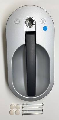 Ulko-oven lukon ulko-osa, oikea, ei lukkopesää, BG 2353 FF2, HSC - HOBBY VARAOSAT - 3457 - 2