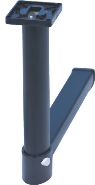 Pöydänjalka saranalla, musta 675/315 mm - PÖYDÄNJALAT JA TARVIKKEET - 24088 - 1