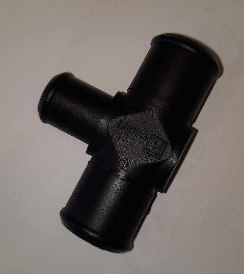 Alde T-kappale muovia, 16x22x22 mm - Alde lämmönvaihdin, lattialämmitys - 15318 - 1