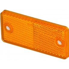 Aspöck heijastin kelt ruuvikiinnitys Heijastin keltainen 90X40mm - Aspöck - 11168 - 1