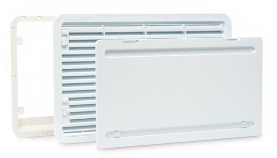 Jääkaapin tuuletusritilä LS330 Slim Tower, valk. 438x278. ei sis. talvisuojaa - HOBBY VARAOSAT - 5648 - 1