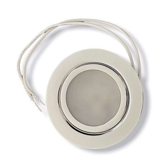 Kohdevalaisin upotettava LED, Bob II Kromi kehys - HOBBY VARAOSAT - 9918 - 1