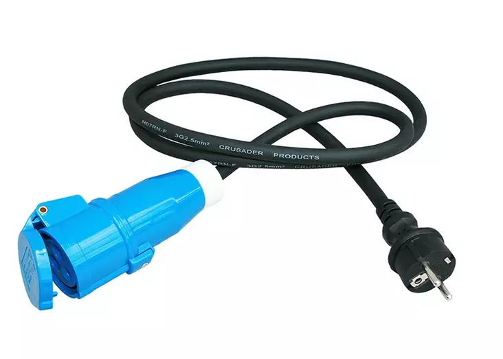 Liitäntäjohto 230V, 2,5 m², 150cm Schuko/CEE. - Liitäntäjohdot, jatkojohdot - 16838 - 1