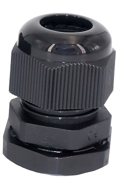 NDS musta johtoläpivienti aurinkopaneeliin, Ø 7-12mm johdolle - Aurinkopaneelisarjojen osat NDS - 17488 - 1