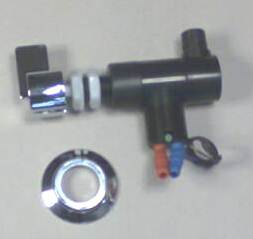 Suihkun vipusekoitushana kromi/antrasiitinharmaa Premium - HOBBY VARAOSAT - 5758 - 1