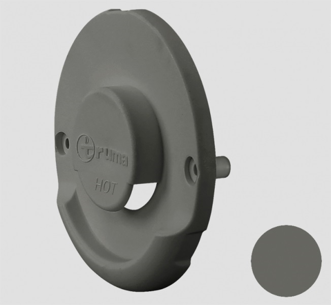 Truma seinäläpiviennin ulko-osa antrasiitinharmaa ZR 80 - Combi-lämmittimien varaosat - 14198 - 1