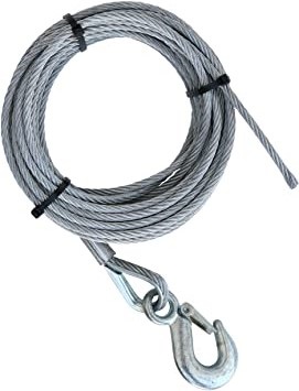 Vaijeri Vintturiin 8mm pituus 8m Vinssivaijeri hakalla 2000kg - Varaosat - 13498 - 1