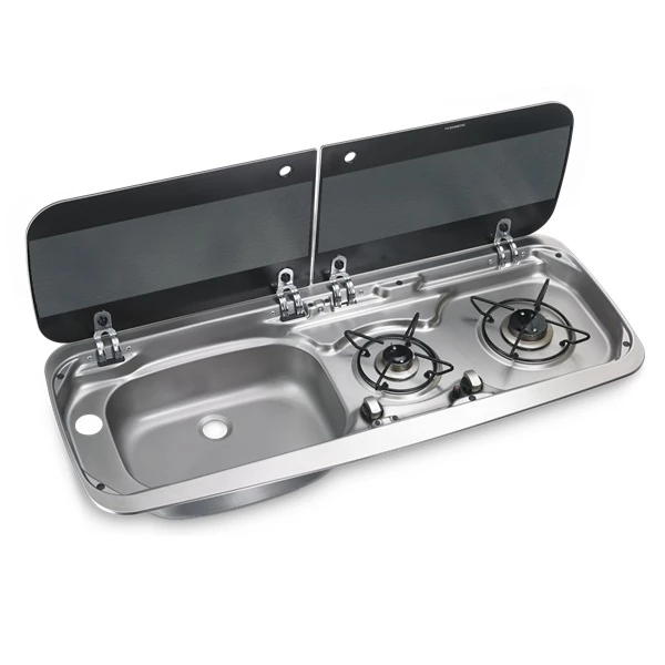 HSG 2370 L, Two-burner hob and sink com - Liedet uunit - 16008 - 1