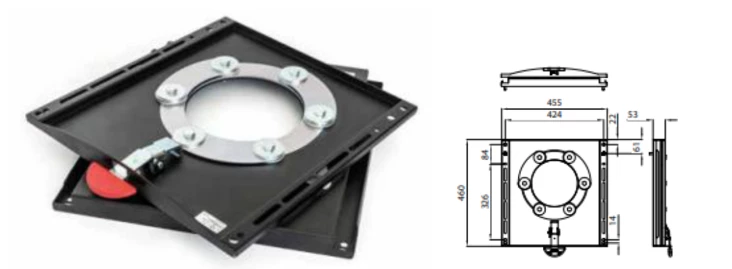 Kääntymismekanismi VW Crafter/Man TGE alkaen 2016> Ohjauspyörä oikealla - Kääntymismekanismit - 25218 - 1