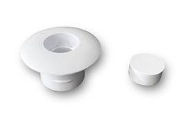 Sivulistan ja sivumuovin kiinnitys/peitenappi 12mm valkoinen, RAL-9003, 5026SW - HOBBY VARAOSAT - 6193 - 2