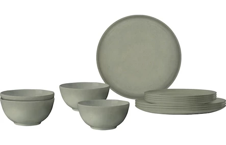 Brunner melamiiniastiasto Pla Tierra Forest, liukueste, 12 osaa - Ruokailu ja kattaus - 24359 - 2