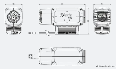 Truma Eezy sähkölämmitin 450/900/1800 W - Truma lämmityslaitteet  - 24329 - 2