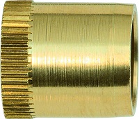 Gok tukiholkki 8x1mm, messinki, rihlattu - Kaasujärjestelmän tarvikkeet - 16389 - 1