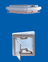 Kattoluukku 28x28, hyttysverkko 24-46mm kattoon - KATTOLUUKUT JA OSAT - 139 - 1