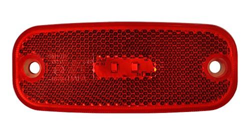 Led äärivalo 12v punainen pituus 111mm Punainen äärivalo kiinnitysväli 90mm - Hella/talmu/muut - 11319 - 1