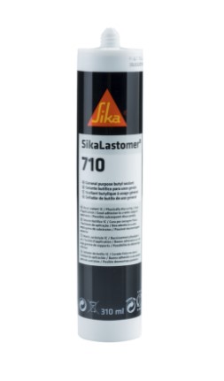 SikaLastomer-710 musta butyylitiivistemassa 310ml - Muut koriosat - 17949 - 1